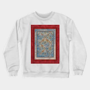 Sparrow's garden (blue version) Crewneck Sweatshirt